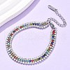 304 Stainless Steel Multi-strand Bracelets BJEW-C103-05P-1