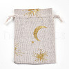Christmas Theme Cotton Fabric Cloth Bag ABAG-H104-B20-2