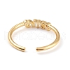 Constellation/Zodiac Sign Brass Cuff Rings RJEW-J074-05G-A-3