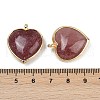 Natural Strawberry Quartz Pendants G-K347-10G-05-3