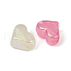 Transparent Acrylic European Beads MACR-L007-15-2