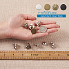 Kissitty 16sets 4 Styles Iron Button Pins for Jeans PALLOY-KS0001-07-7