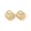Heart Brass Pendants KK-M327-02B-G-1