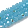 Imitation Jade Glass Beads Strands EGLA-A035-J6mm-L04-1