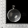 Blank Glass Pendants KK-F868-03P-4