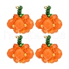 Halloween Theme Glass Seed Beads Pendants PALLOY-MZ00775-02-1
