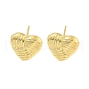 Rack Plating Brass Stud Earrings EJEW-C102-14G-1