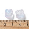 Baking Painted Transparent Glass Beads GLAA-C035-01C-3