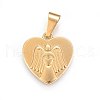304 Stainless Steel Pendants STAS-P211-11-2