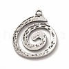 Non-Tarnish 304 Stainless Steel Pendants STAS-P322-11P-2