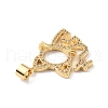 Brass Micro Pave Cubic Zirconia Pendants KK-P233-09G-3