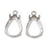 304 Stainless Steel Pendant Cabochos STAS-C117-04A-P-1
