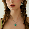 FIBLOOM 4Pcs 4 Style Mood Necklaces Set NJEW-FI0001-33-6