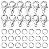 50Pcs Zinc Alloy Lobster Claw Clasps FIND-YW0003-98P-1