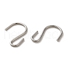 304 Stainless Steel S-Hook Clasp STAS-C085-03F-P-2