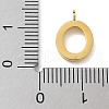 Ion Plating(IP) 304 Stainless Steel Micro Pave Cubic Zirconia Pendants STAS-Z107-03G-14-3