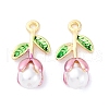 Alloy Enamel Pendants FIND-M060-22G-2