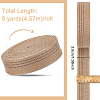 5 Yards Polycotton Ribbon OCOR-WH0078-169B-2