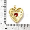 Barss Rhinestone Pendants KK-V002-08G-01-3