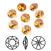 Pointed Back & Back Plated K9 Glass Rhinestone Cabochons RGLA-J012-10mm-292-1
