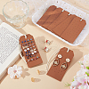 Imitation Leather Earring Organizer Display Cards EDIS-WH0022-34C-5
