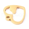 304 Stainless Steel Charms STAS-O142-42G-3