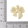 Brass Micro Pave Cubic Zirconia Pendants KK-A252-39G-3