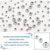 Unicraftale 304 Stainless Steel Smooth Round Beads STAS-UN0006-91P-5