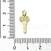 Brass Micro Pave Claer Cubic Zirconia Charms KK-H475-50G-04-3