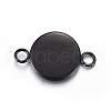 Stainless Steel Cabochon Connector Settings X-STAS-L211-04A-B-2