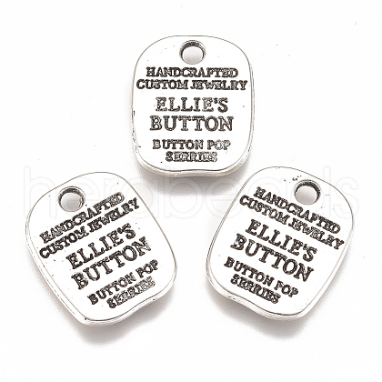 Alloy Quote Charms X-PALLOY-F260-02AS-1