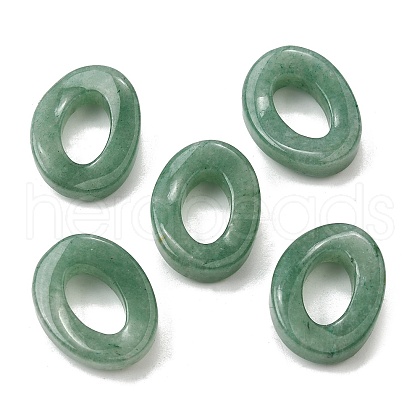 Natural Green Aventurine Pendants G-Z082-01C-1