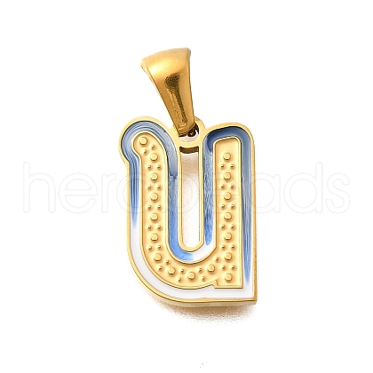 304 Stainless Steel Pendants STAS-K297-01G-U-1