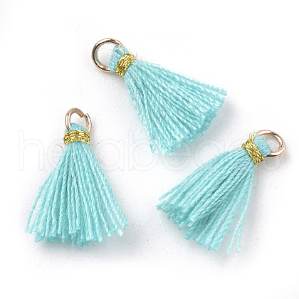 Polycotton(Polyester Cotton) Tassel Pendant Decorations FIND-S281-14-1