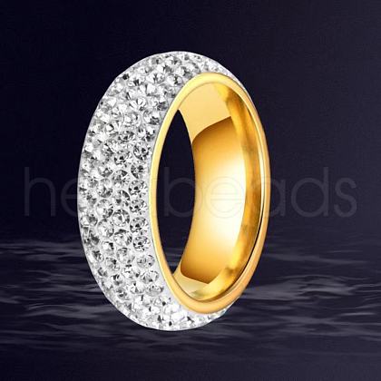 201 Stainless Steel Finger Rings for Women WGAEC69-03-1
