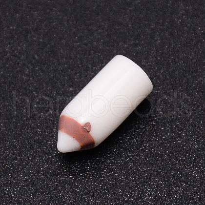 Opaque Resin Beads RESI-WH0020-06A-1
