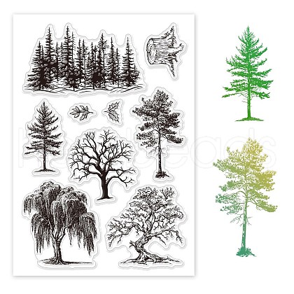 Custom Summer Theme PVC Plastic Clear Stamps DIY-WH0631-0239-1