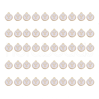 Golden Plated Alloy Charms ENAM-SZ0001-25A-Y-1