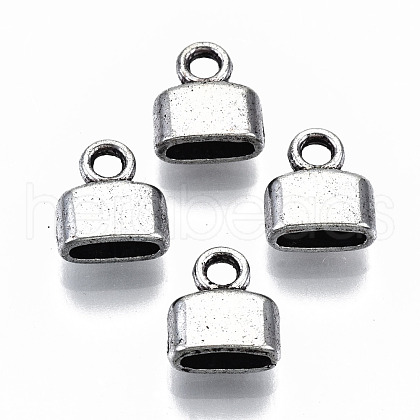 Tibetan Style Alloy Metal Cord Ends TIBE-N011-030AS-RS-1