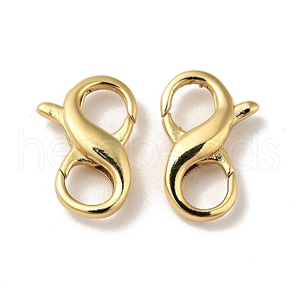 Brass Lobster Claw Clasps KK-J301-24G-1