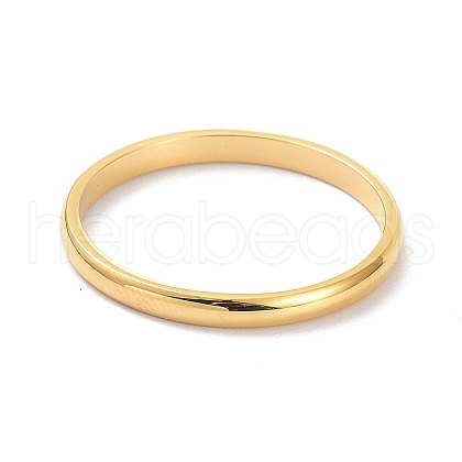 2mm Polished Plain Dome Finger Ring for Girl Women RJEW-C012-05B-G-1