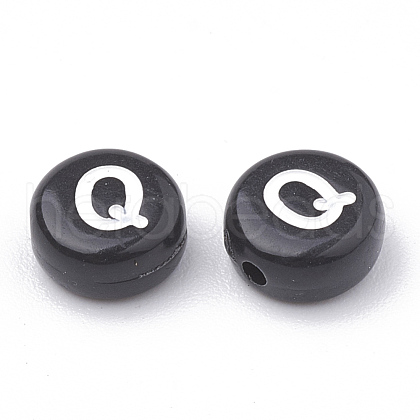 Opaque Acrylic Beads SACR-N002-02Q-1