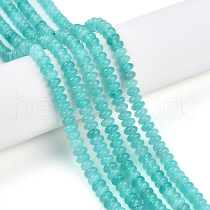Dyed Natural White Jade Beads Strands G-T139-57A-06-1