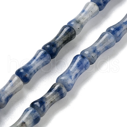 Natural Blue Spot Jasper Beads Strands G-Q178-A16-01-1