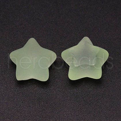 Frosted Resin Cabochons RESI-CJC0014-01B-1