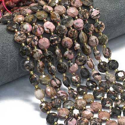Natural Rhodonite Beads Strands G-C116-A101-01-1