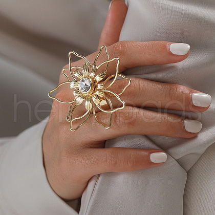 Fashionable Design Zinc Alloy Ring for Women QR1241-3-1