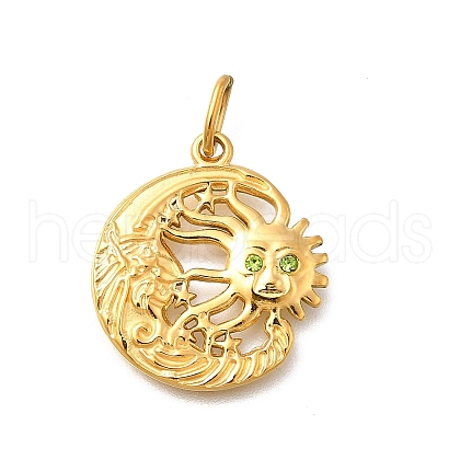 304 Stainless Steel Pendants STAS-R159-61G-04-1