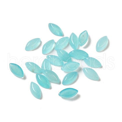 Natural White Jade Dyed Cabochons G-F772-01B-04-1