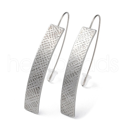 Non-Tarnish 304 Stainless Steel Dangle Earrings for Women EJEW-D085-01P-03-1